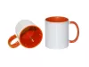 Mug 11 oz, inside & handle Orange
