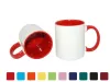 Mug 11 oz, inside & handle Red