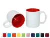Mug 11 oz, inside Red & handle White