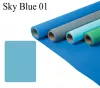 Paper roll 1,35x11m -  SKY BLUE
