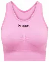 Bustieră hummel First Seamless - femei, roz 202647-3257-XS-S