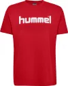Tricou hummel GO LOGO, bumbac - copii, rosu 203514-3062-140