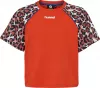 Tricou hummel Katrine - copii  portocaliu-leopard 176