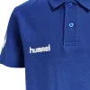 Tricou hummel polo GO - copii, albastru 203521-7045-152