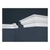 Bagheta decorativa Marbet din polistiren Lux E-10  87x87x2000 mm lungime 2 m culoare alb