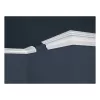 Bagheta decorativa Marbet din polistiren Lux E-14  50x50x2000 mm lungime 2 m culoare alb