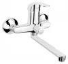 Baterie cada cu pipa pivotanta Ferro Vasto BVA3A, 22 cm, crom