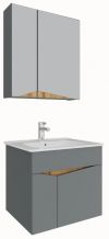 Baza cu lavoar MIA 80 alb, mobilier baie modular