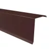 Bordura fronton mare Rufster Premium 0,5 mm grosime 8019 MS maro-grafit mat structurat