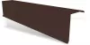 Bordura fronton standard Rufster Eco 0,45 mm grosime, 8019 MS maro-grafit mat structurat