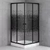 Cabina de dus 18G0056, dimensiune 90 x 90 x 195 cm, sticla securizata, cu model