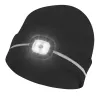 Caciula LED Gebol 700006 cu banda reflectorizanta si incarcare USB, culoare negru
