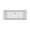 Cada freestanding CREA S301-299, 162 x 72 cm, acril, alb