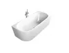 Cada freestanding PORTO, 170 x 75 cm, acryl, montaj dreapta