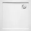 Cadita de dus patrata cu montaj SLIM - SC9090S, 90 x 90 cm, alb