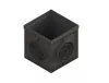 Camin PP BASE 8370-N, 300 x 300 mm, negru