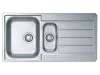 Chiuveta bucatarie inox Alveus Line 10, 98x50 cm, montaj incastrat, reversibila