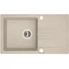 Chiuveta granit Kuchinox Celia SBC 411T, 1 cuva, 76x44x18.5 cm, bej