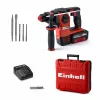 Ciocan rotopercutor fara fir Einhell HEROCCO Kit +5, 18V, cu acumulator 3.0Ah