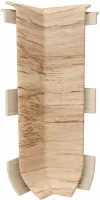Colt interior pentru plinta Linela 405, platan mexican, set doua bucati
