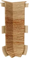 Colt interior pentru plinta Linela 407, stejar rosu, set doua bucati