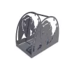 Cos Deco1 pentru lemne, debitat laser, model M002.003 LXX