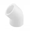 Cot PPR dimensiune 20 mm 45 grade culoare alb