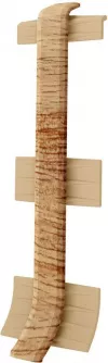 Element de imbinare pentru plinta Linela 407, stejar rosu, set doua bucati
