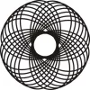 Element decorativ din tabla otel LBC,debitat laser, utilizat la lucrarile din fier forjat, dimensiune 40 X 40 cm, model M096.003