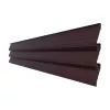 Element jaluzea gard Rufster ZT125, grosime tabla 0,45 mm, RAL 8017 MS, maro mat structurat, lungime variabila, vopsit pe ambele fete