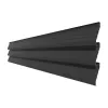 Element jaluzea gard Rufster ZT125, grosime tabla 0,45 mm, RAL 9005 MS, negru mat structurat, lungime variabila, vopsit pe ambele fete