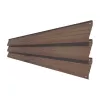 Element jaluzea gard Rufster ZT125, grosime tabla 0,50 mm, Stejar Dark, lucios, lungime variabila