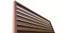 Element jaluzea pentru gard, Rufster, grosime 0,45 mm, finisaj stejar auriu, lungime 1250 mm