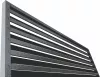Element jaluzea pentru gard, Rufster, grosime 0,50 mm, finisaj 7016MS gri-antracit, lungime 1250 mm