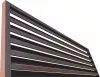 Element jaluzea pentru gard, Rufster, grosime 0,50 mm, finisaj 8017MS maro, lungime 1250 mm
