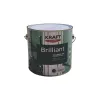 Email lucios Kraft pentru metal si lemn, 2.5 l, negru