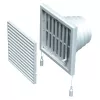Grila ventilatie cu jaluzea VENTS 187 x 187 mm cu racord &Oslash;100&ndash;110&ndash;120&ndash;150 mm