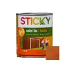 Lac alchidic pentru lemn, metal sau piatra Sticky, interior - exterior, 0.75 L culoare castan