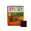 Lac alchidic pentru lemn, metal sau piatra Sticky, interior - exterior, 0.75 L culoare nuc