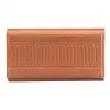 Lateral cornisa (placa mica) teracota culoare bej alun pentru realizarea sobelor de incalzit