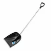 Lopata pentru zapada, coada aluminiu, model 61504, culoare neagra