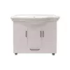 Masca cu lavoar, Anastasia 100 cm, culoare alba