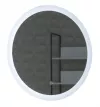 Oglindă cu iluminare LED și întrerupător touch, MD2, D60 cm 17998