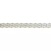 Ornament Grecia tip brau debitat laser, lungime 1 m, model M002.005