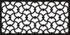 Panou decorativ din tabla otel debitat laser M053.003 grosime 3 mm dimensiune 1000x2000 mm
