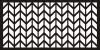 Panou decorativ din tabla otel debitat laser M058.003 grosime 3 mm dimensiune 1000x2000 mm