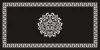 Panou decorativ din tabla otel debitat laser M071.003 grosime 3 mm dimensiune 1000x2000 mm