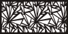Panou decorativ din tabla otel debitat laser M075.003 grosime 3 mm dimensiune 1000x2000 mm