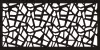 Panou decorativ din tabla otel debitat laser M125.003 grosime 3 mm dimensiune 1000x2000 mm