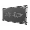 Panou decorativ din tabla otel debitat laser si teava TRS sudata, model M159 LXX, grosime 3 mm dimensiune 1000x2000 mm